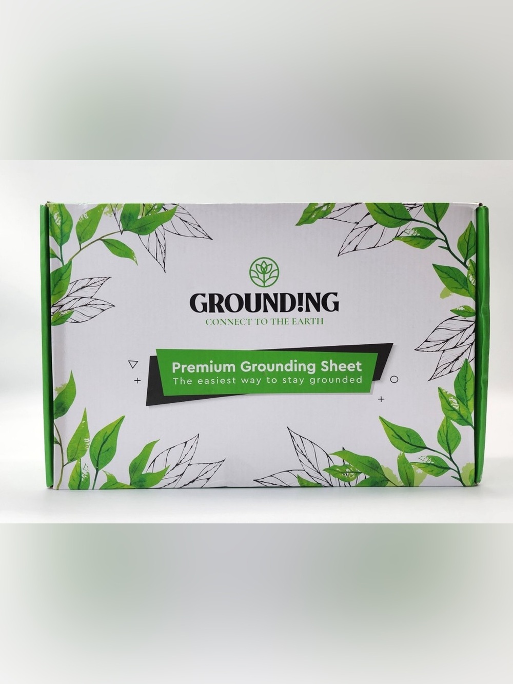 GROUNDING Premium Grounding Fitted Sheet & 2 Pillow Cases Queen